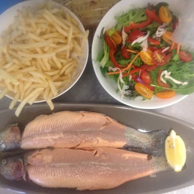 Fresh BBQ Trout